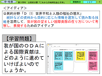 国際貢献の在り方について考察し表現する