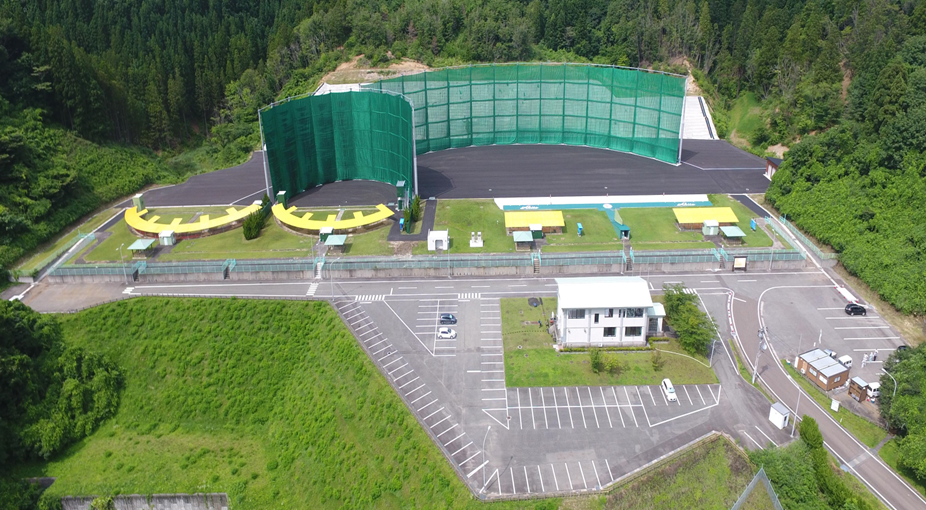 狩猟技術訓練施設全景