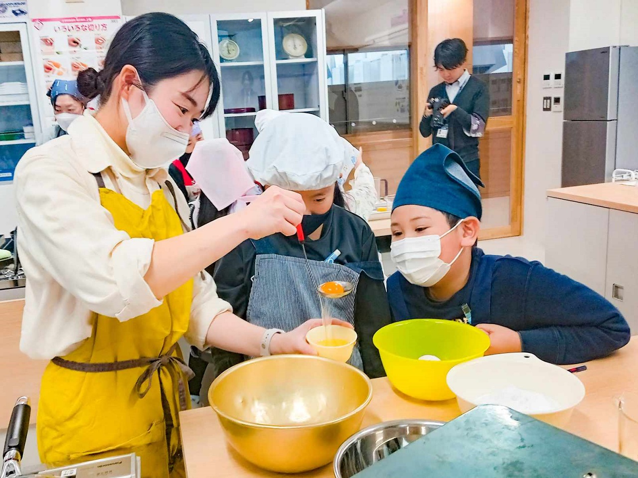   活動の様子②（パンケーキ in the school）