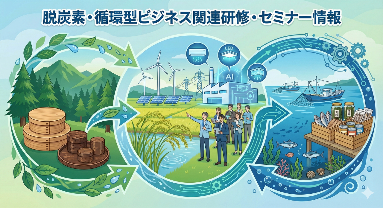 脱炭素・循環型ビジネス関連研修・セミナー情報