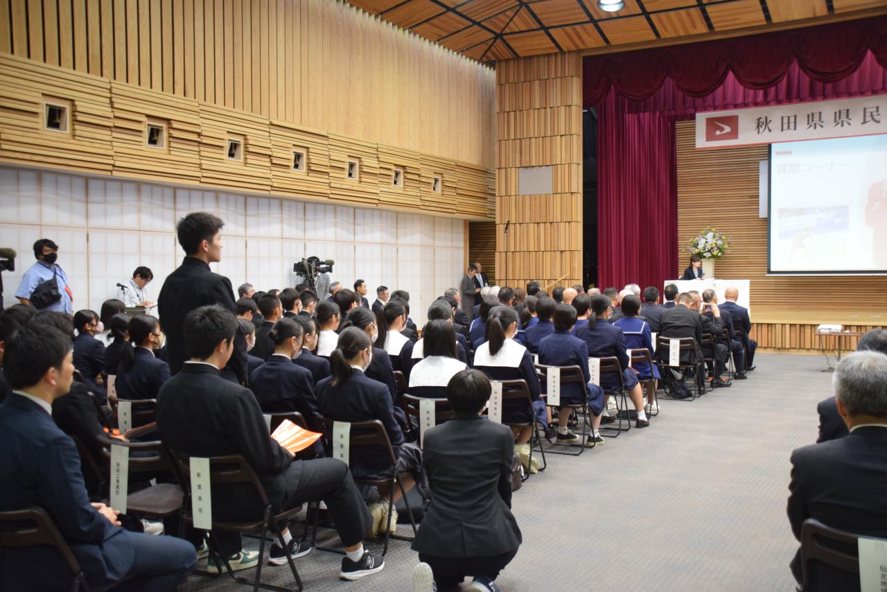 バドミントン実演③