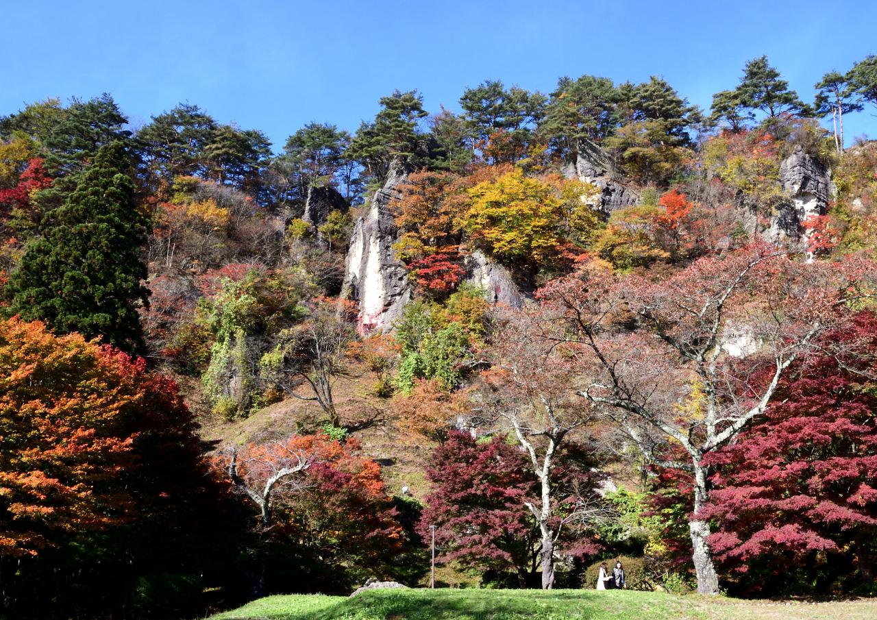 きみまち阪の紅葉