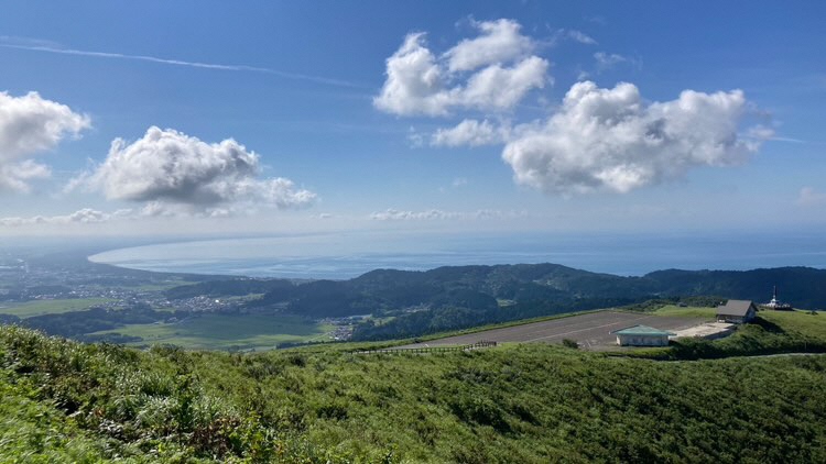 寒風山展望台からの景色