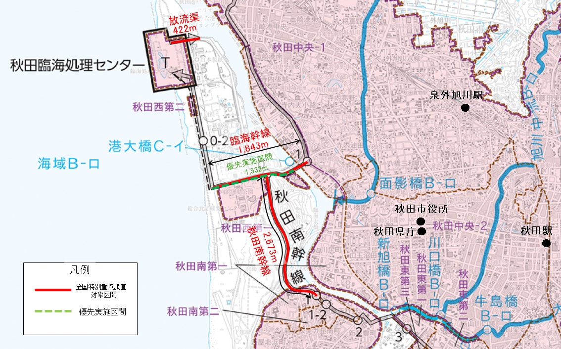 全国特別重点調査 位置図