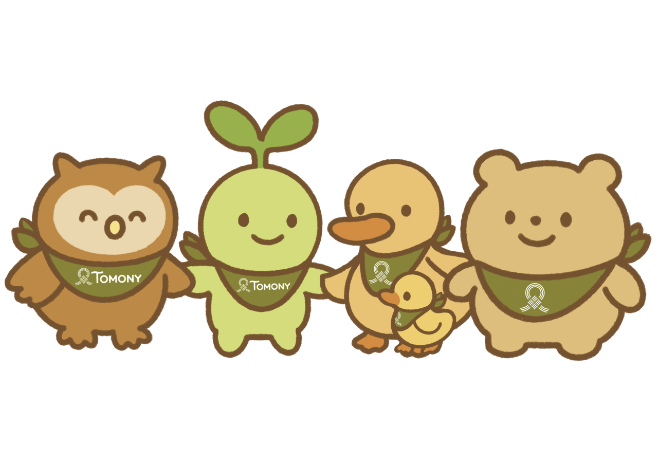 マスコットキャラクターTOMONYS（トモニーズ）