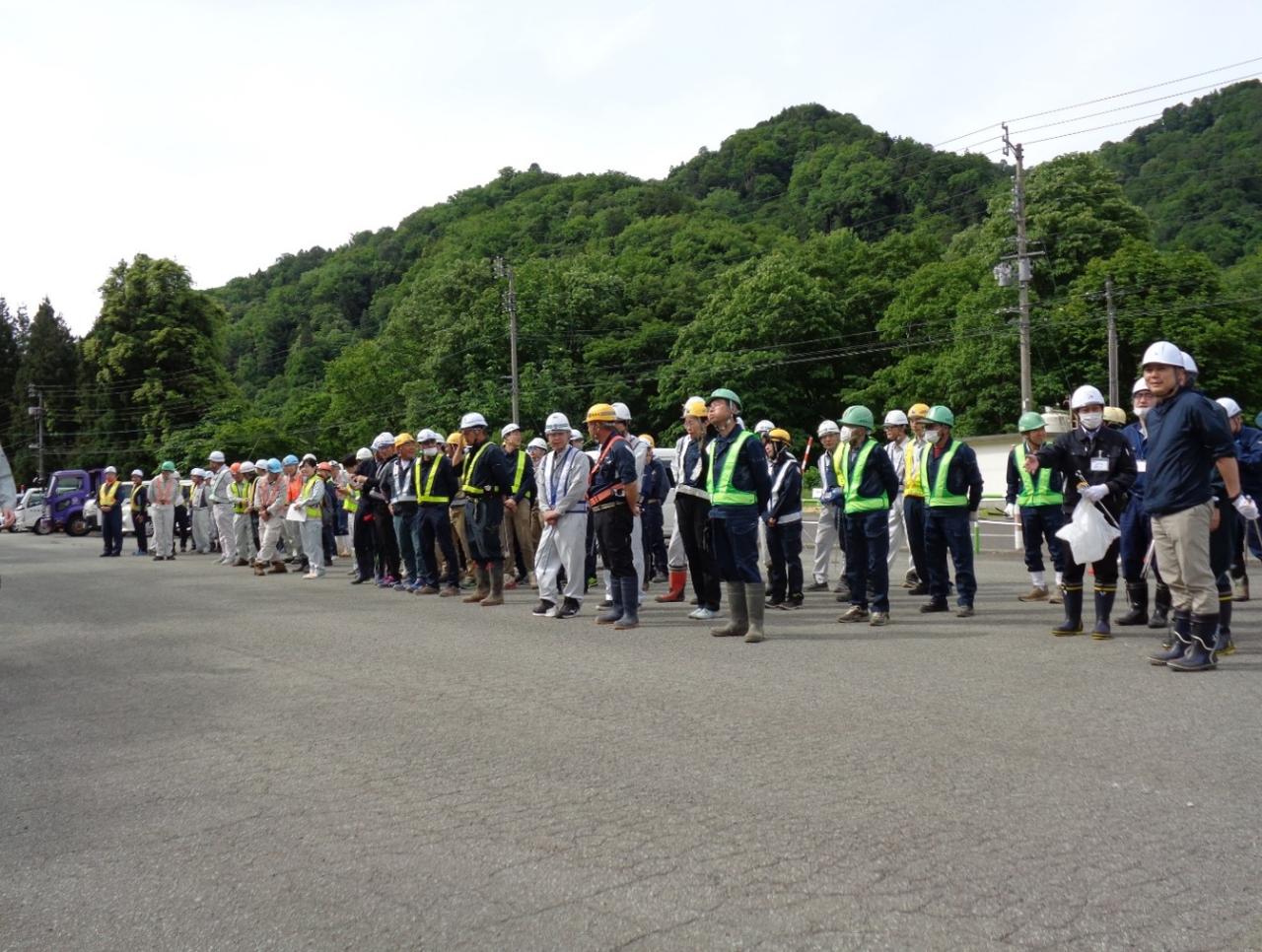 開始前の集合写真