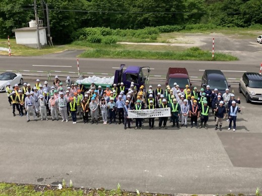 クリーンアップ後の記念写真