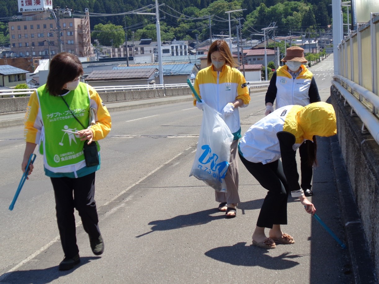 クリーンアップ写真