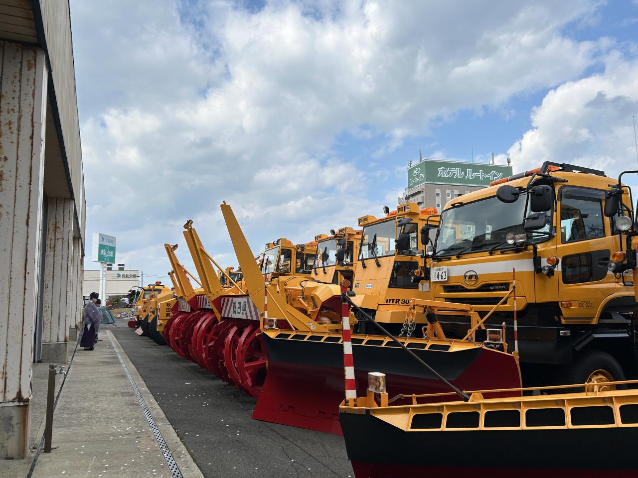 除雪機械のお祓い