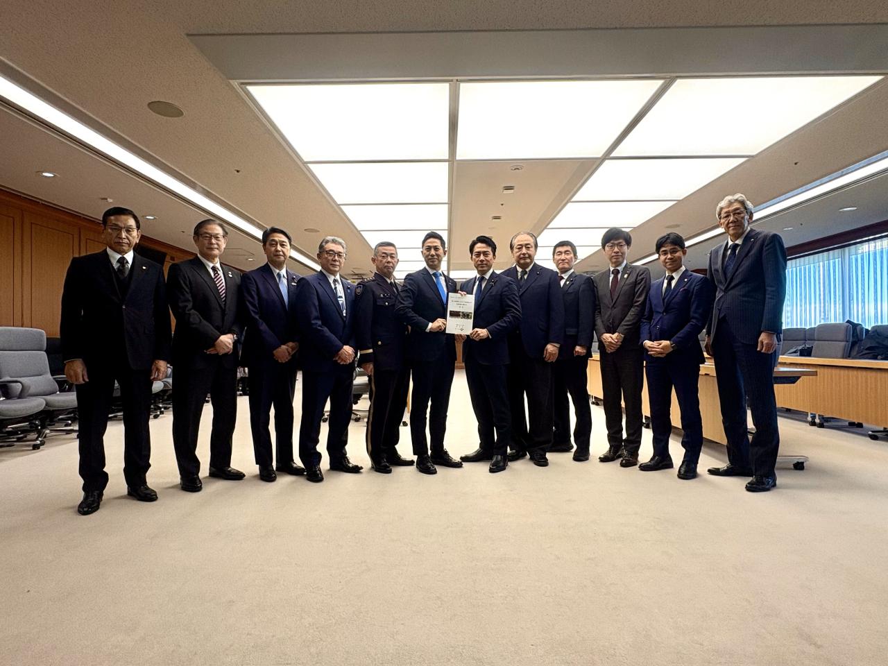 表敬訪問の様子