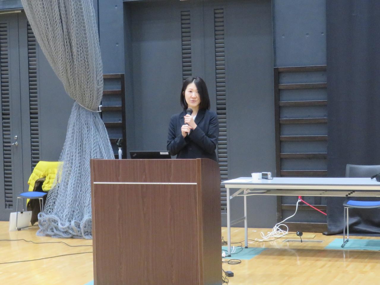 昨年度職業講話の様子