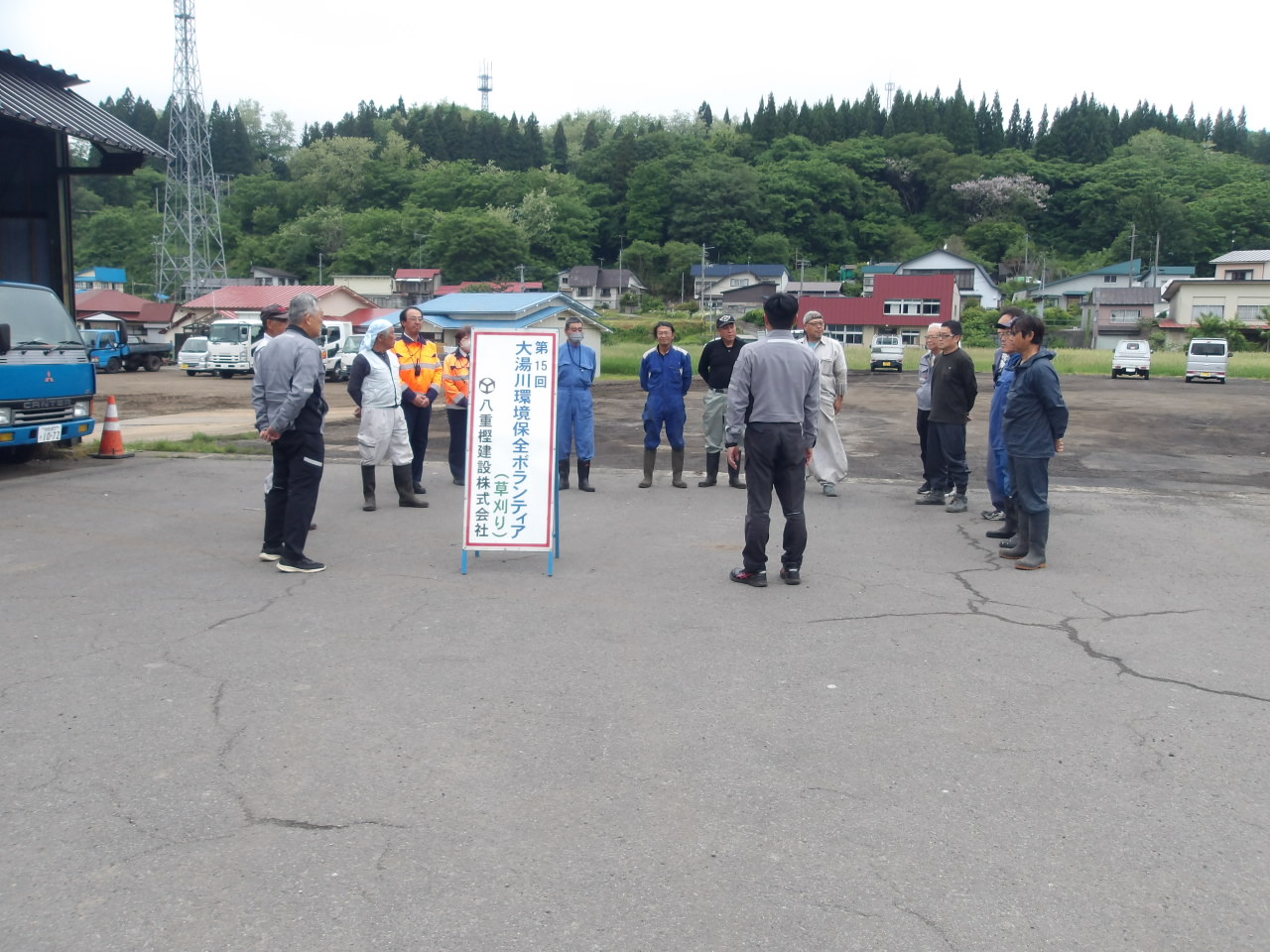 作業風景1（八重樫建設）