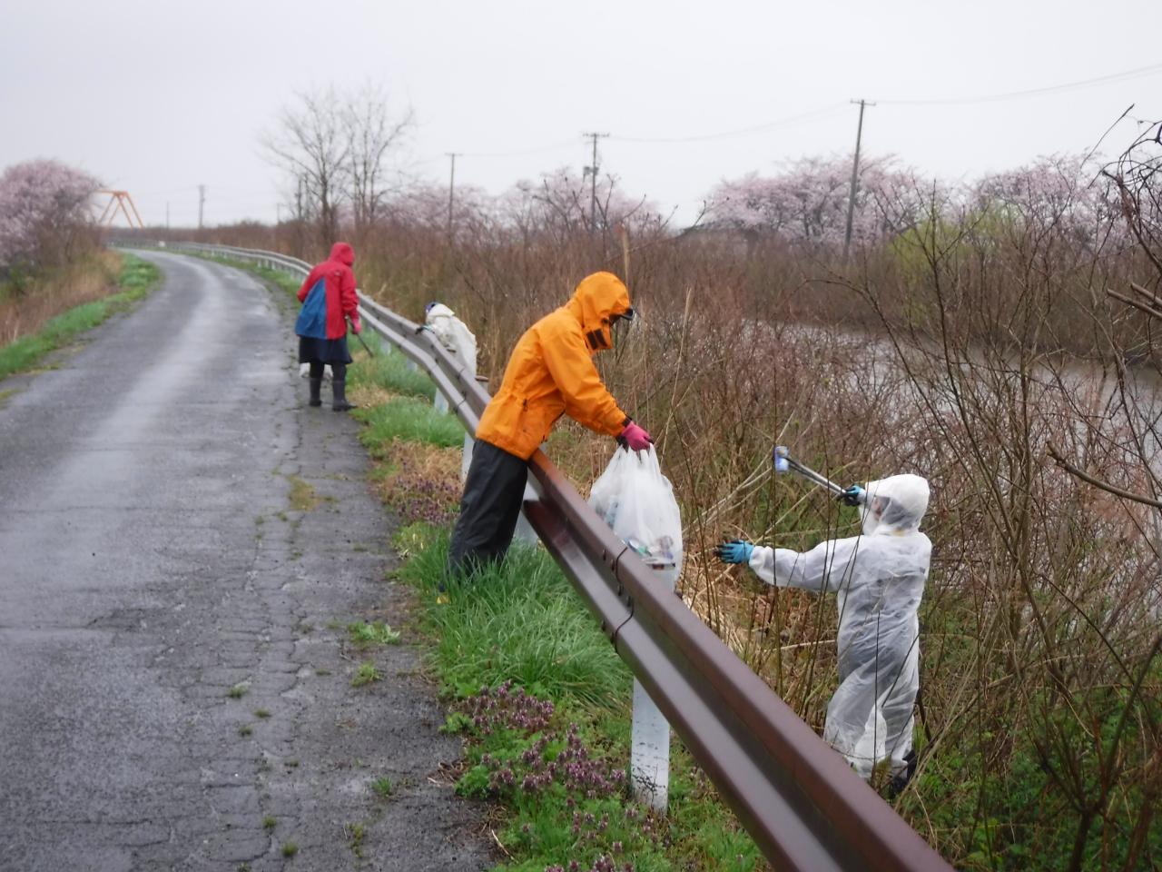 クリーンアップの様子２