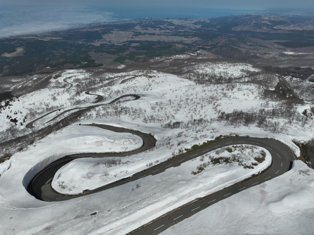 鳥海ブルーライン（ドローン）