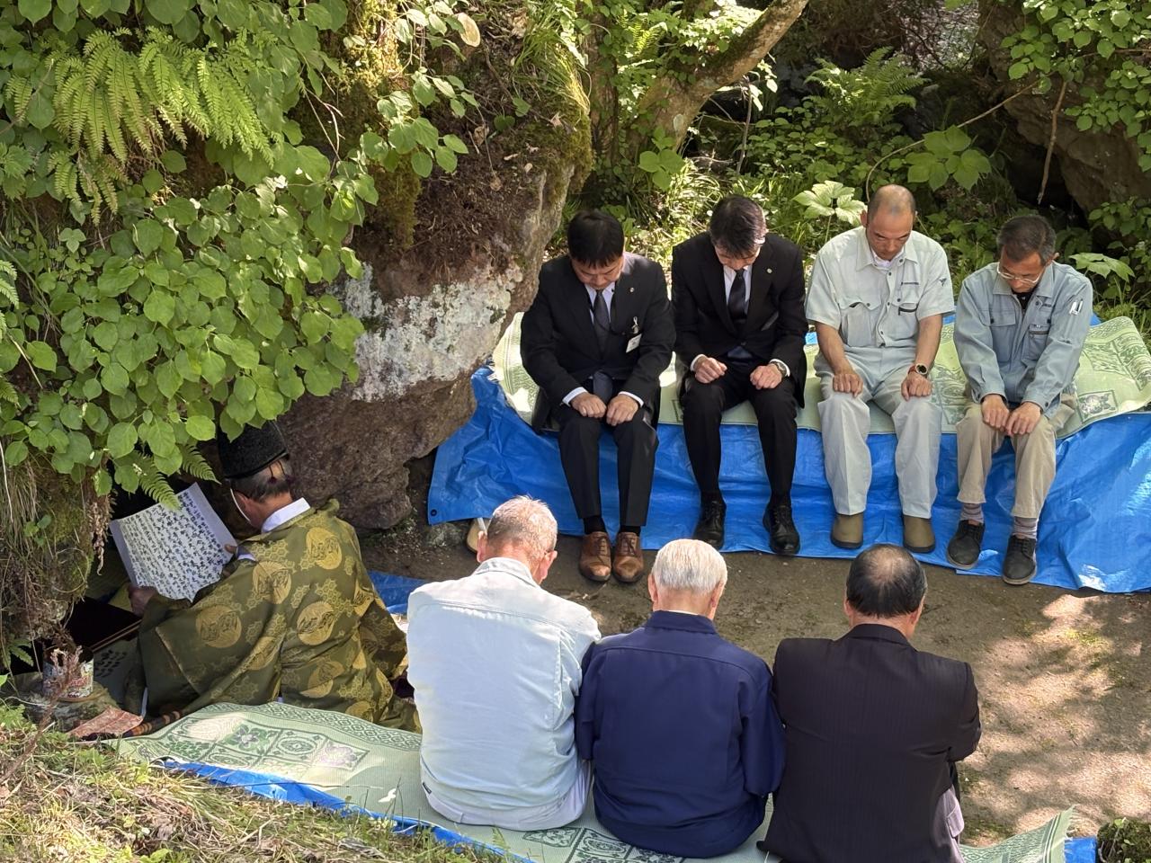 ⑦祝詞の奏上