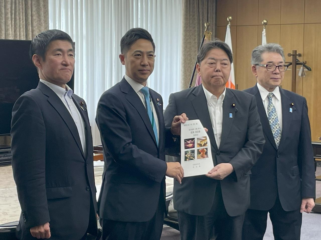 林総務大臣への要望