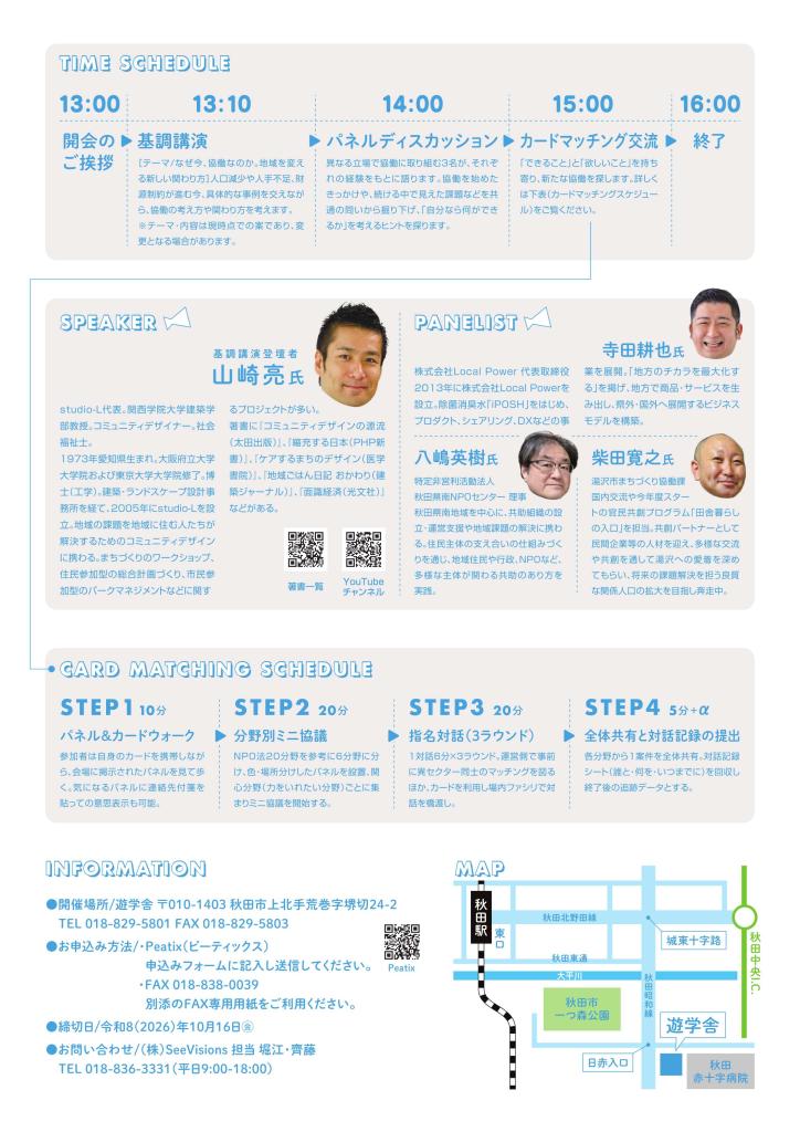 チラシ「協働ミーティング～協働のヒントと、新しい仲間に出会う一日～」
