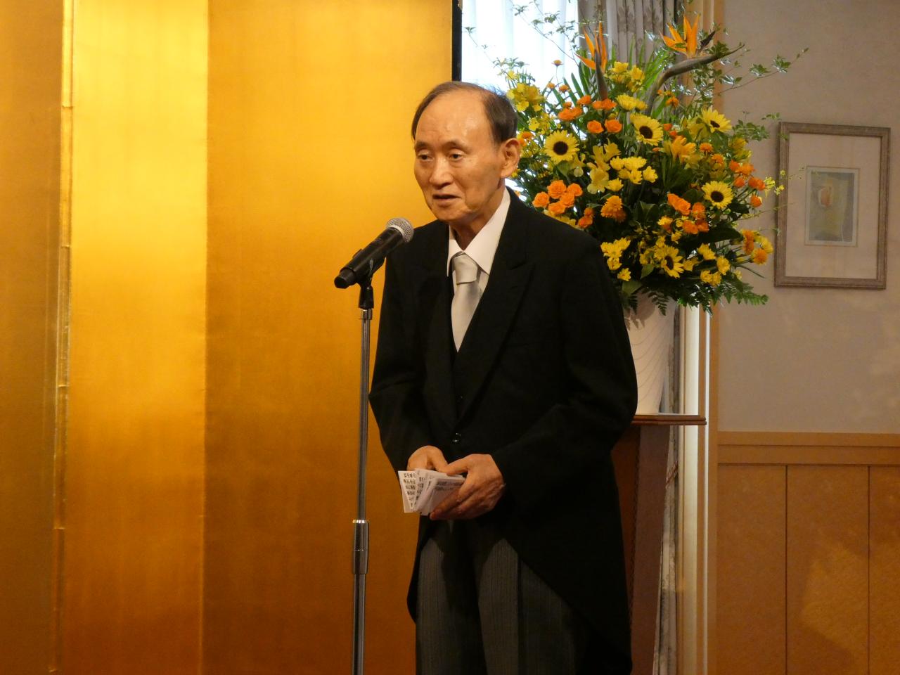 菅義偉氏御挨拶