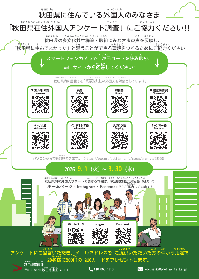 外国人アンケート