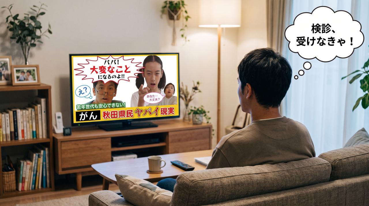 テレビ広告を見て、検診受診に関する意識変容が起きている写真
