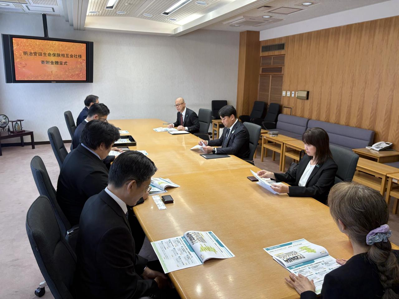 明治安田生命(相)からの取り組み説明