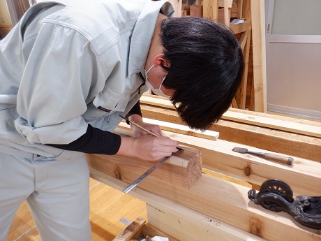 墨付けの様子