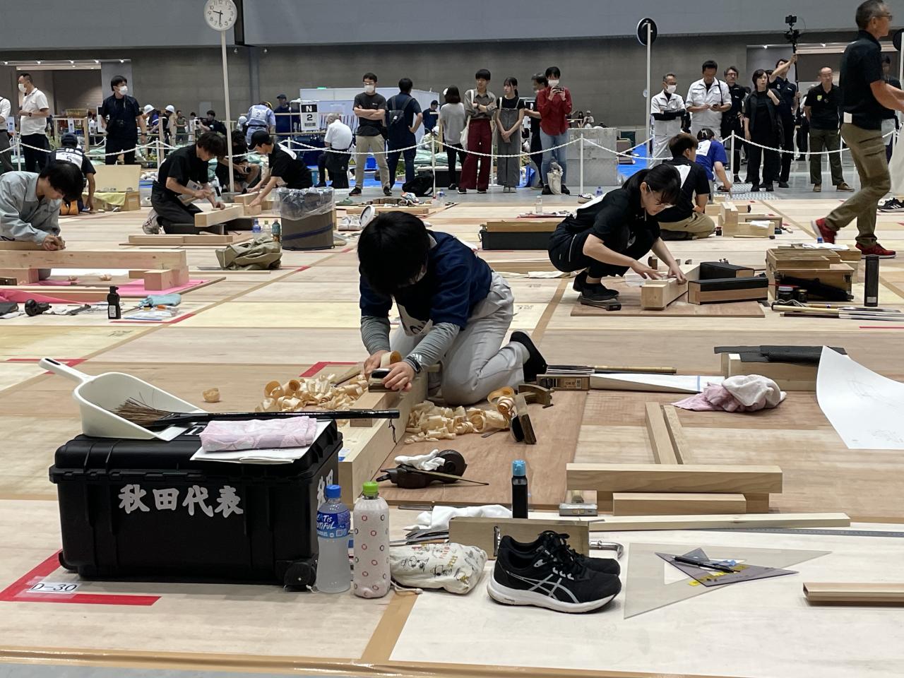 佐藤選手競技中の様子