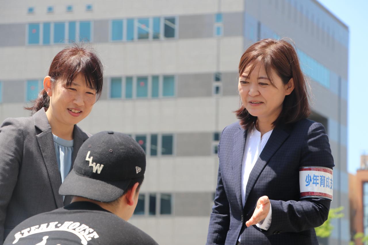 画像：警察行政（少年育成支援官）